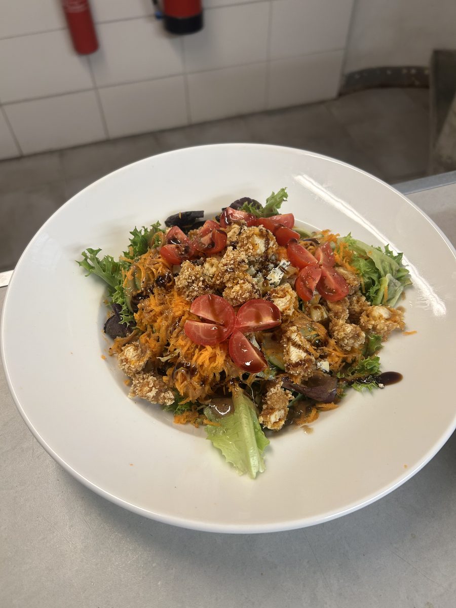 La salade à composer du moment, vue de dessus